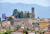 Barga vista paese